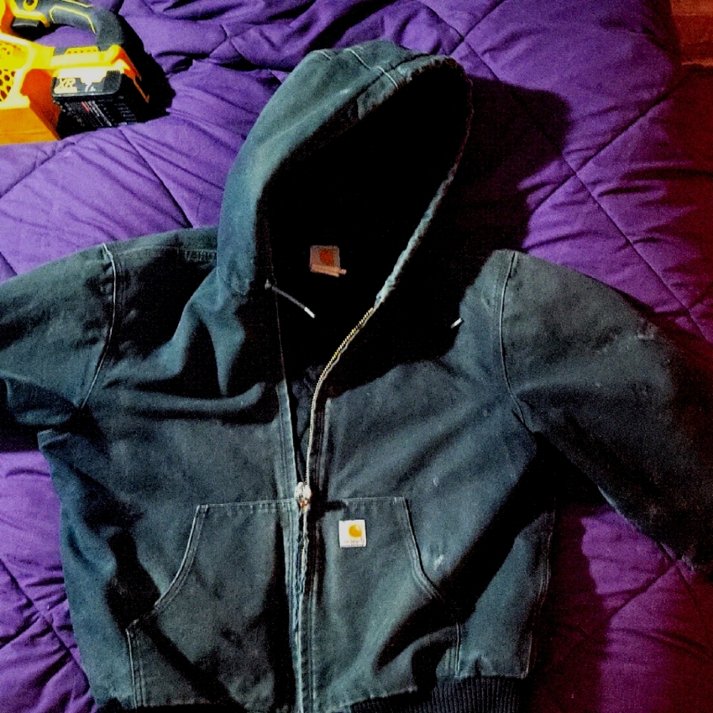 Carhartt Black Hooded Jacket